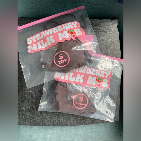 NWT Strawberry Milk Mob Juno Bikini - Picture 5 of 5